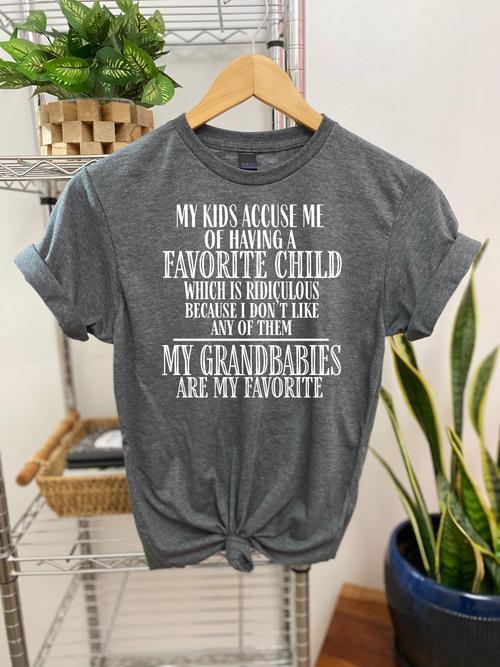 My kids accuse me of having a favorite...........- Tultex Heather Grey