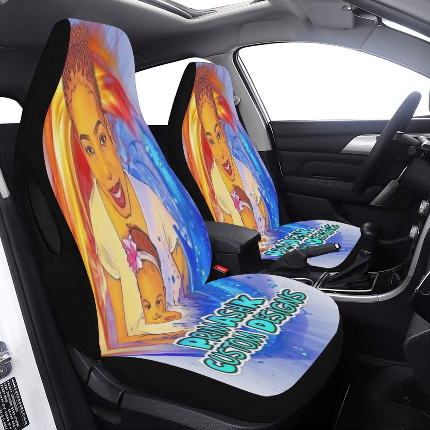 PrimAshK Custom Car Seat Covers (Set of 2)