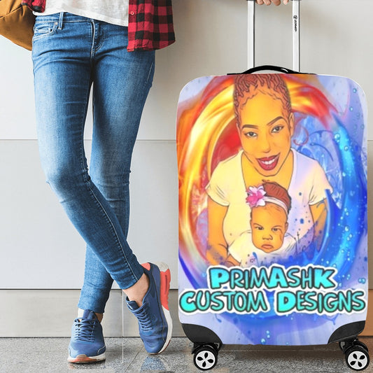 PrimAshK Custom Luggage Cover