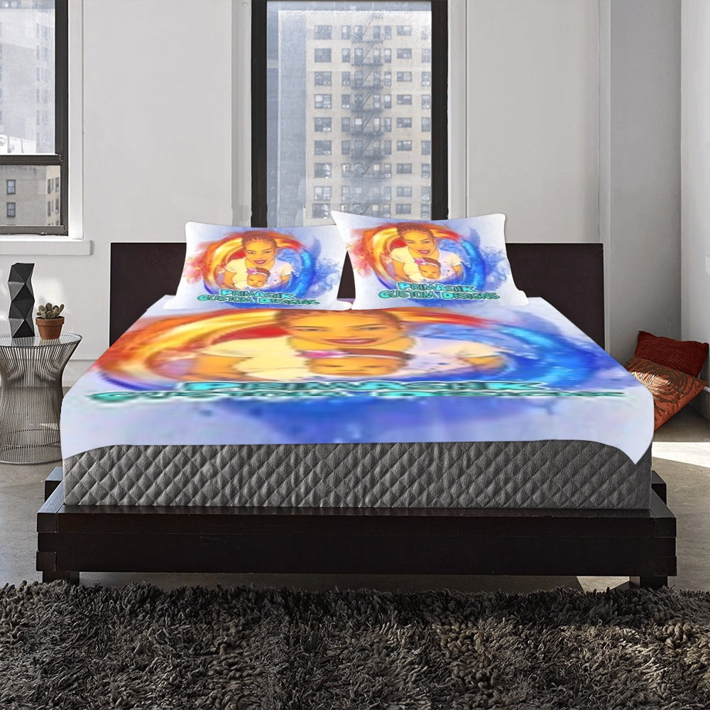 PrimAshK Custom 3-Piece Bedding Set